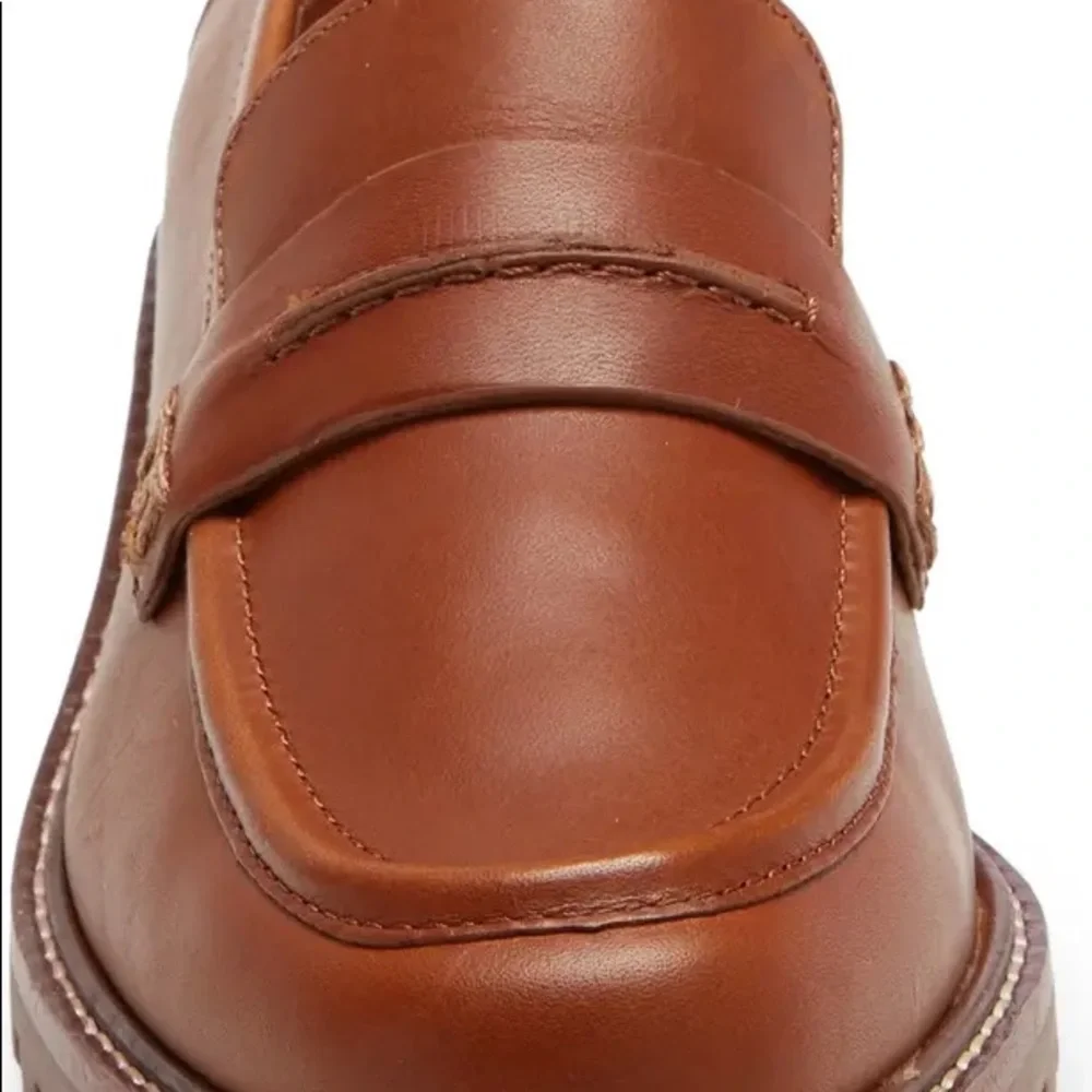 MADEWELL Corinne leather loafer lug sole Almost New Gorgeous! 9 - Picture 4 of 13